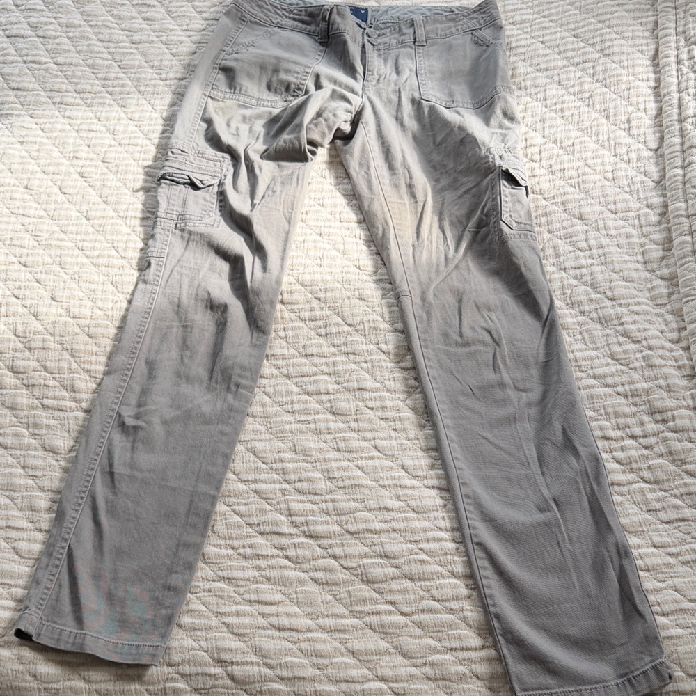 Vintage American Eagle Olive Green Cargo Pants - Casual Straight Fit